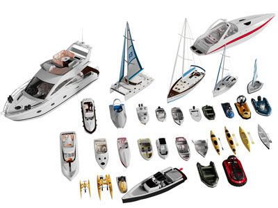 现代轮船 游艇 游船 轮船 皮筏