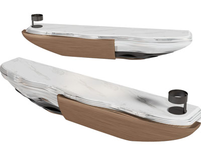 现代前台接待台3d模型 现代前台接待台