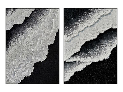 现代黑白装饰挂画 肌理画3d模型 现代黑白装饰挂画 肌理画