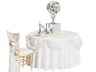 现代轻奢餐桌椅组合3d模型 现代轻奢餐桌椅组合