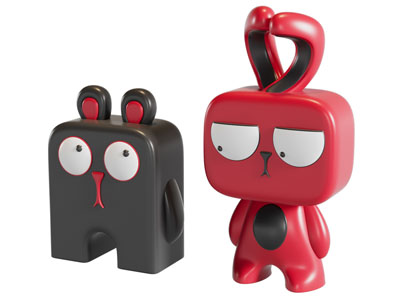 现代玩具 公仔 手办 玩偶 摆件组合3d模型 现代玩具 公仔 手办 玩偶 摆件组合