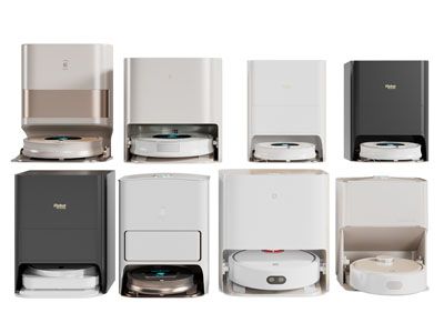 现代智能充电扫地机3d模型 现代智能充电扫地机