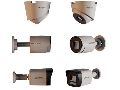 现代360度无死角监控摄像头3d模型 现代360度无死角监控摄像头