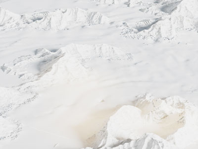 现代雪地 地形 山形