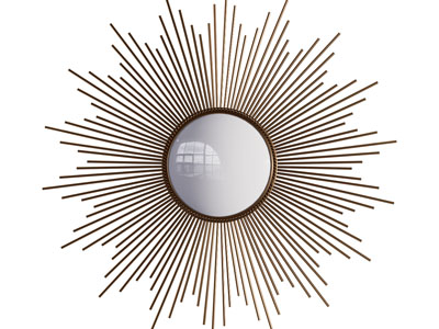 现代装饰镜子 墙饰挂件3d模型 现代装饰镜子 墙饰挂件