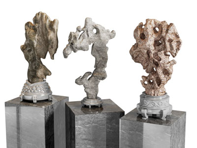 新中式假山雕塑雕刻 摆件组合3d模型 新中式假山雕塑雕刻 摆件组合