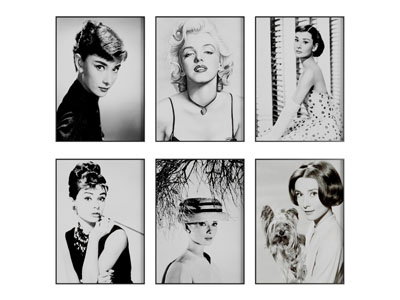 现代黑白人物装饰挂画3d模型 现代黑白人物装饰挂画