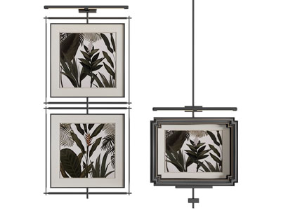 法式装饰挂画3d模型 法式装饰挂画