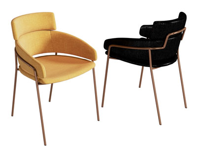 现代轻奢休闲椅子 餐椅