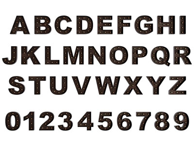 现代英文字母墙饰挂件3d模型 现代英文字母墙饰挂件