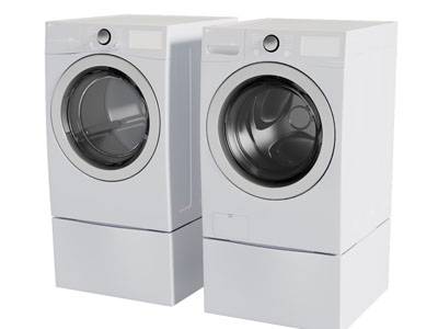 现代洗衣机3d模型 现代洗衣机