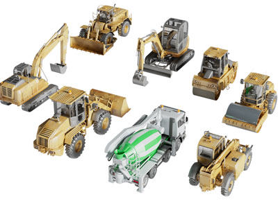 现代推土机 挖掘机 工程机械
