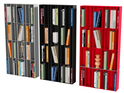 现代多巴胺装饰书柜