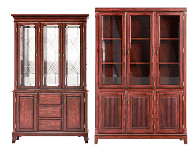 新中式中古风装饰柜