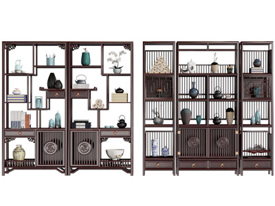 新中式博古架 装饰柜