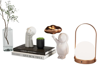 现代花瓶花卉 书本 台灯 饰品 摆件组合3d模型 现代花瓶花卉 书本 台灯 饰品 摆件组合