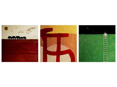 现代装饰挂画3d模型 现代装饰挂画