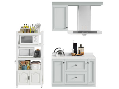 现代橱柜 厨具置物收纳架