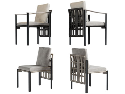 新中式休闲椅子