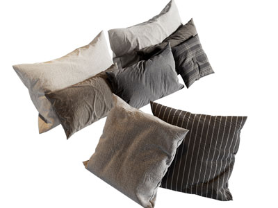 现代靠垫抱枕3d模型 现代靠垫抱枕