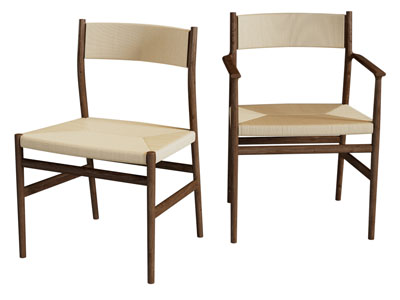 现代中古风休闲椅子 餐椅