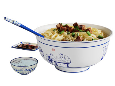 现代牛肉面 食物