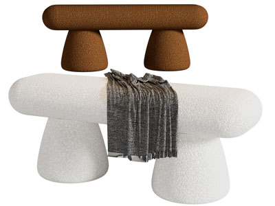 侘寂风沙发凳子