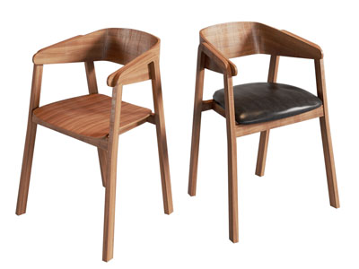 现代实木休闲椅子 餐椅