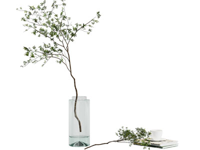 现代玻璃花瓶花卉 书本 摆件组合3d模型 现代玻璃花瓶花卉 书本 摆件组合
