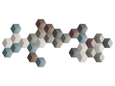 现代多边形墙饰挂件3d模型 现代多边形墙饰挂件