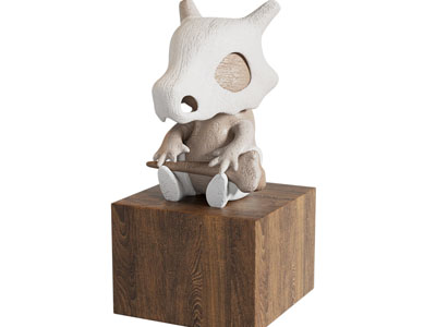 现代卡通玩偶雕塑雕刻 摆件组合