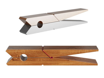 现代夹子 生活用品3d模型 现代夹子 生活用品