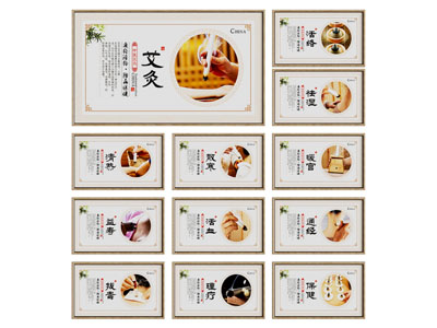 现代中医馆装饰挂画