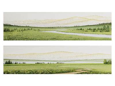 现代风景装饰挂画3d模型 现代风景装饰挂画