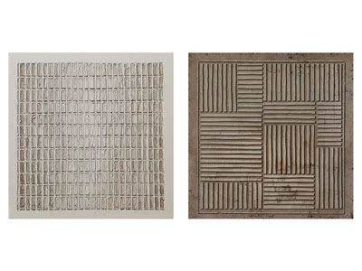 侘寂风装饰挂画 肌理画