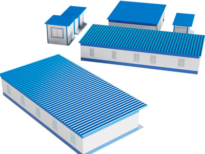 现代活动板房 集装箱厂房