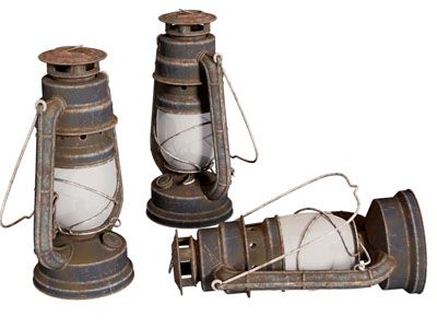 工业风loft煤油灯 老式油灯 摆件3d模型 工业风loft煤油灯 老式油灯 摆件