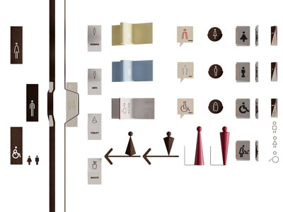 现代门牌 图标 指示牌