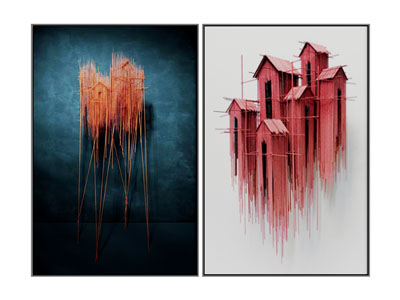 现代装饰挂画3d模型 现代装饰挂画