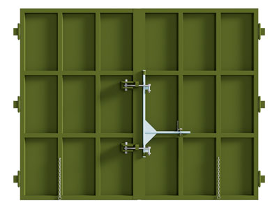 工业风loft大门3d模型 工业风loft大门
