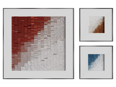 现代装饰挂画3d模型 现代装饰挂画