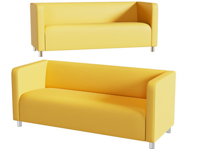 现代多人沙发3d模型 现代多人沙发