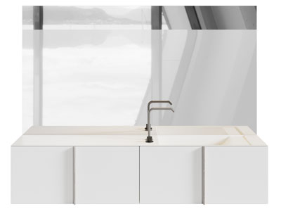 现代洗手台 镜子 浴室柜