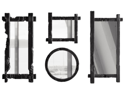 侘寂风装饰镜子 墙饰挂件3d模型 侘寂风装饰镜子 墙饰挂件