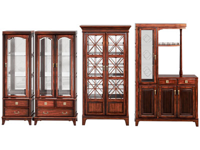 新中式中古风装饰柜