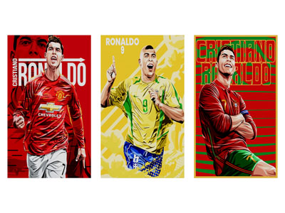 现代足球明星 人物挂画3d模型 现代足球明星 人物挂画