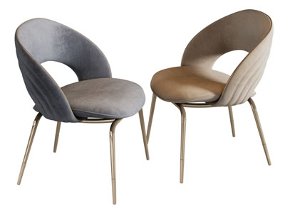 现代轻奢休闲椅子 餐椅