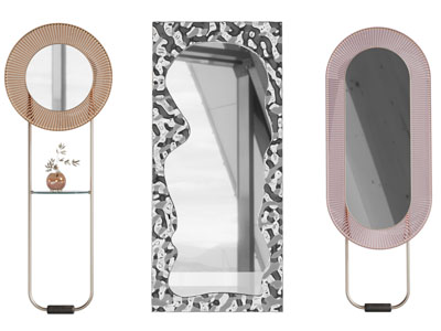 现代装饰镜子 墙饰挂件3d模型 现代装饰镜子 墙饰挂件
