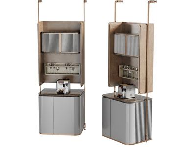 现代轻奢吧台 迷你吧3d模型 现代轻奢吧台 迷你吧