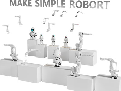 现代智能机器人 机器人手臂3d模型 现代智能机器人 机器人手臂